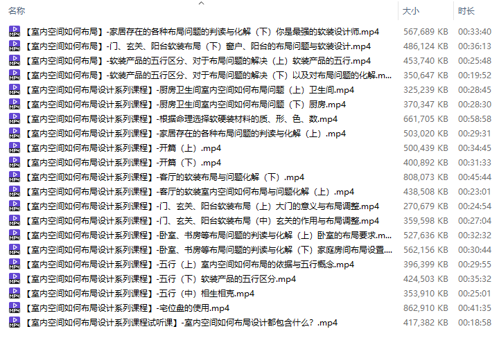 图片[3]-【软装设计】匠心科技软装云课堂 室内风水系列课程（20讲）丨MP4丨9.57G 21节-壹书网